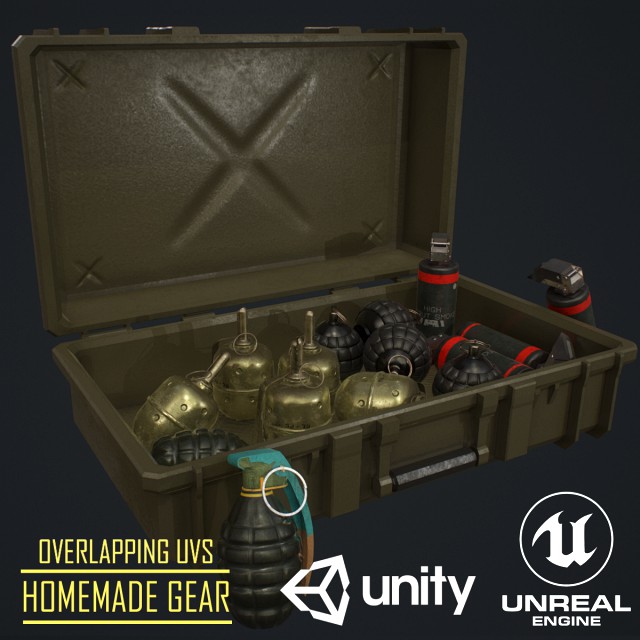 gameready- grenade asset collection