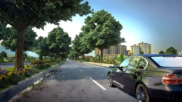 residential area road 23