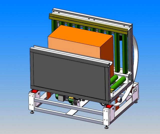 l-type automatic turnover machine