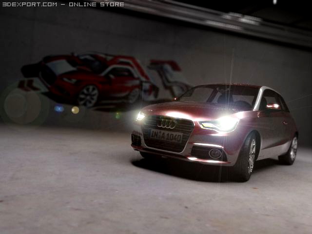 Audi A1 3D Model