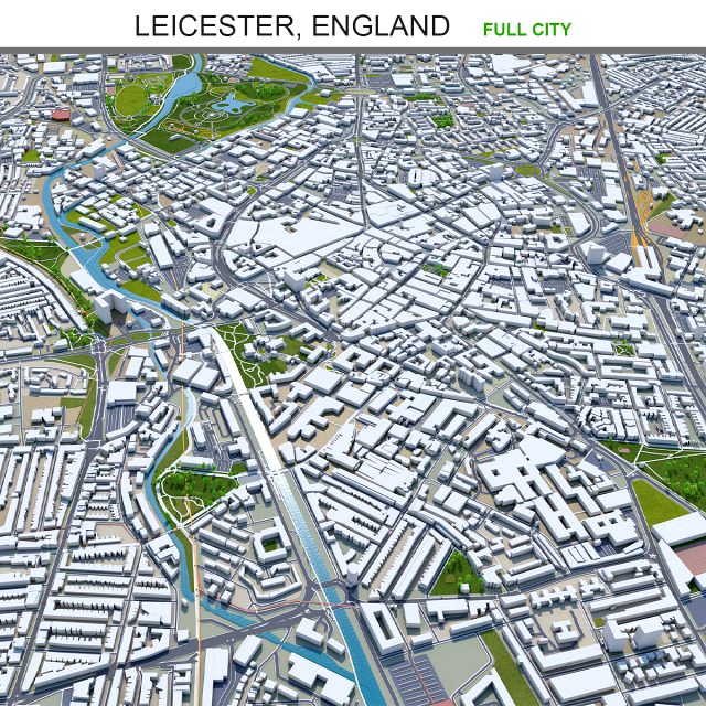 Leicester city england 50km