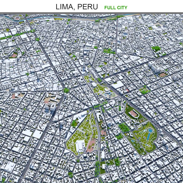 Lima city peru 80km