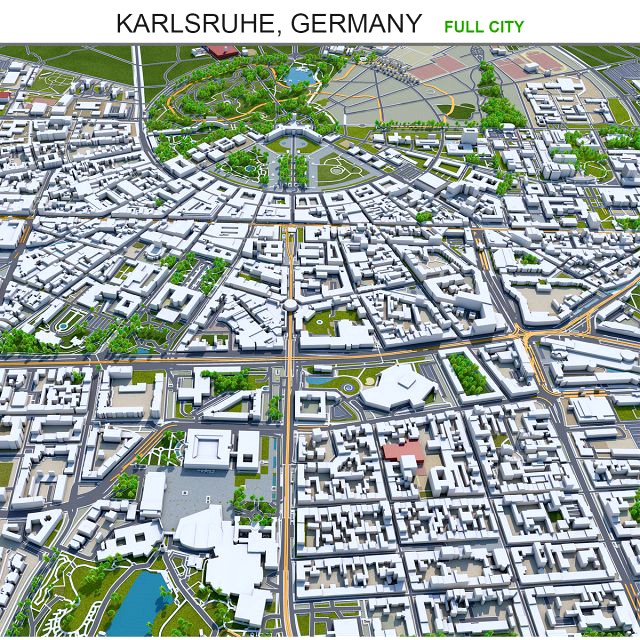 Karlsruhe city germany 40km