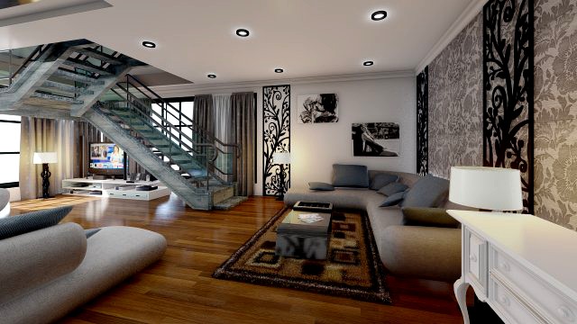 modern living room type 2