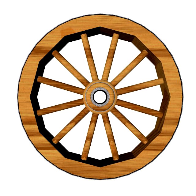 wooden wheel