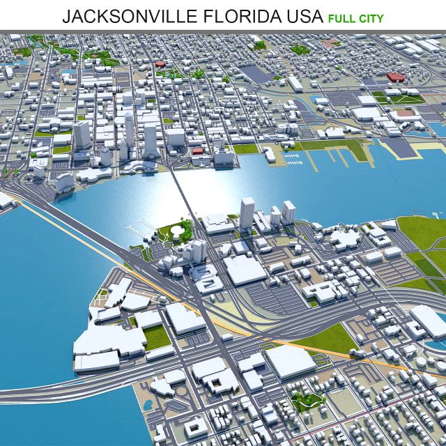 Jacksonville florida city usa 80km