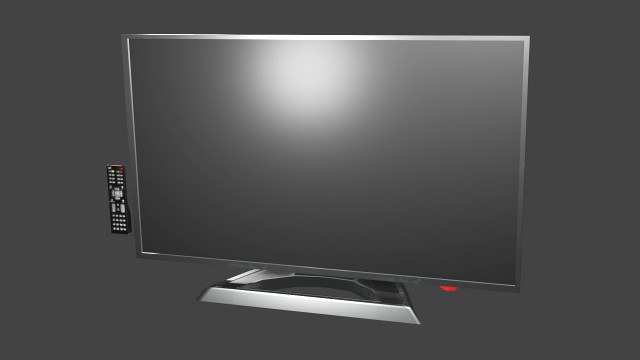 plasma tv and remote control