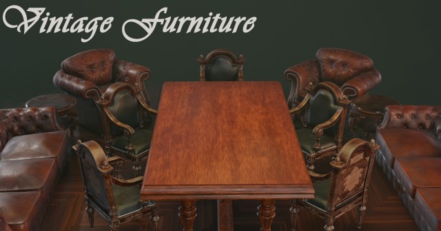 vintage furniture set