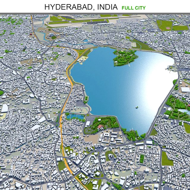 Hyderabad city india 60km