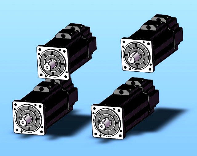 80 series ac servo motor 4 specifications in total