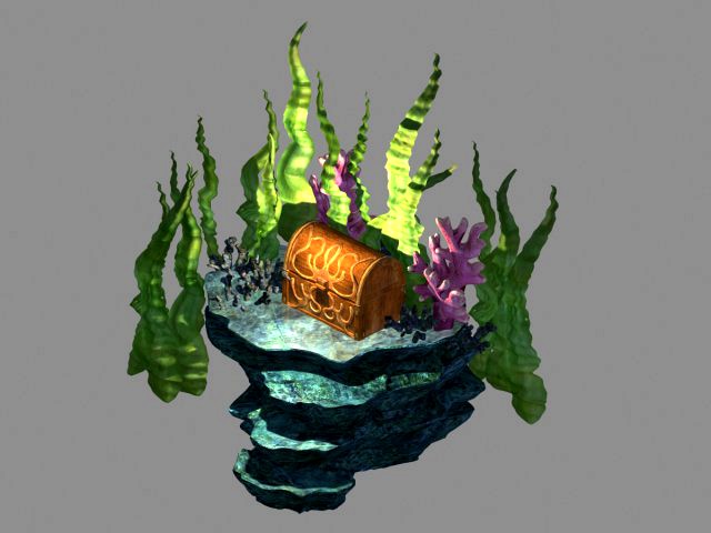 dragon palace-props-undersea plant 02