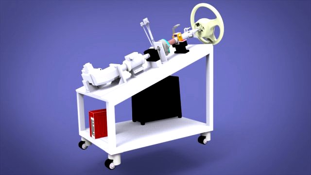 eps electric steering mechanism and test system