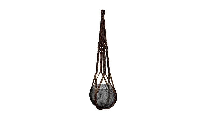 Suporte Cachepot Macramê