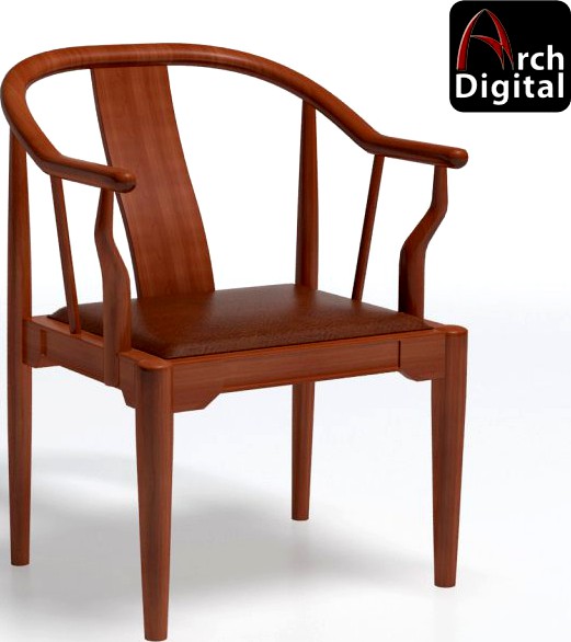 Hans Wegner China Chair 3D Model