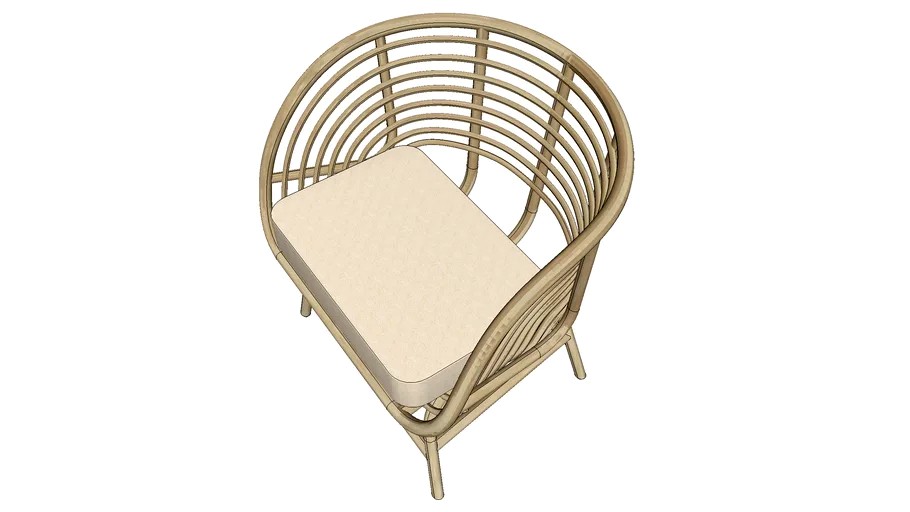 poltrona bambu