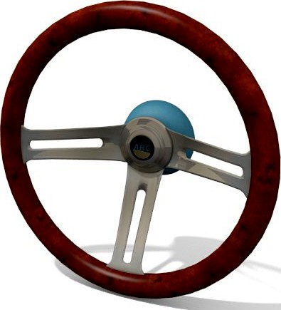 California Metal Flake Steering 3D Model