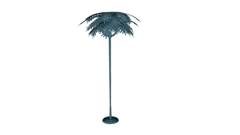 hk living rotan palm vloer lamp