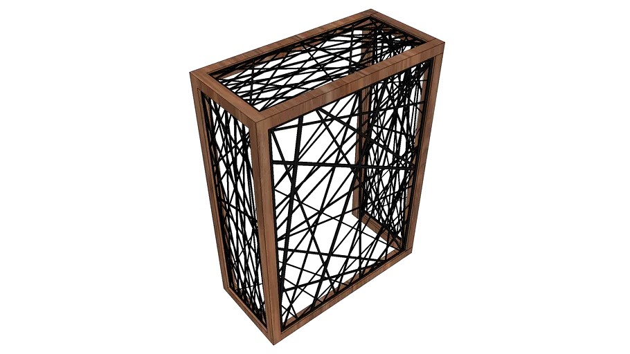 Radiator cover industrial 3d model