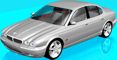 Jaguar X-Type 3D Model