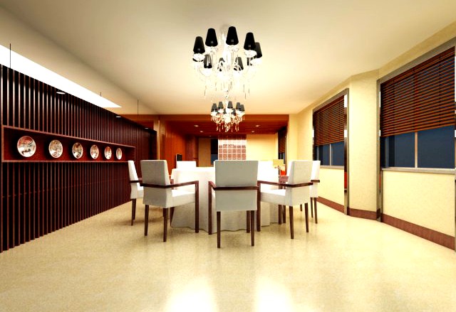 Restaurant Space 121 3D Model