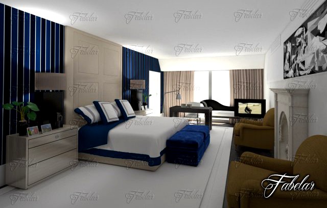 Bedroom 09 3D Model