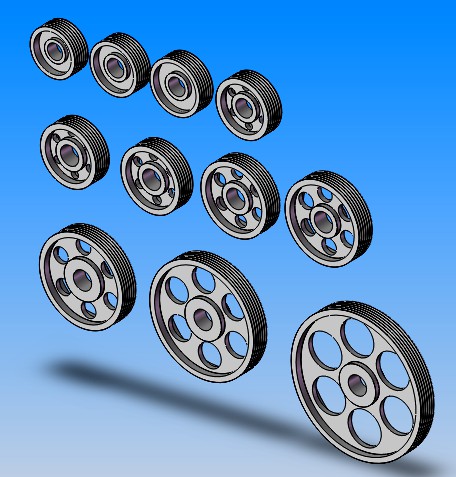 6-groove spc taper sleeve v-belt pulley 11 specifications