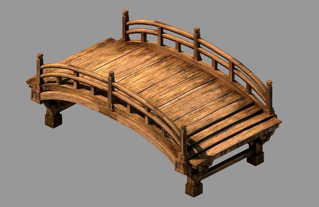 east city-wooden bridge