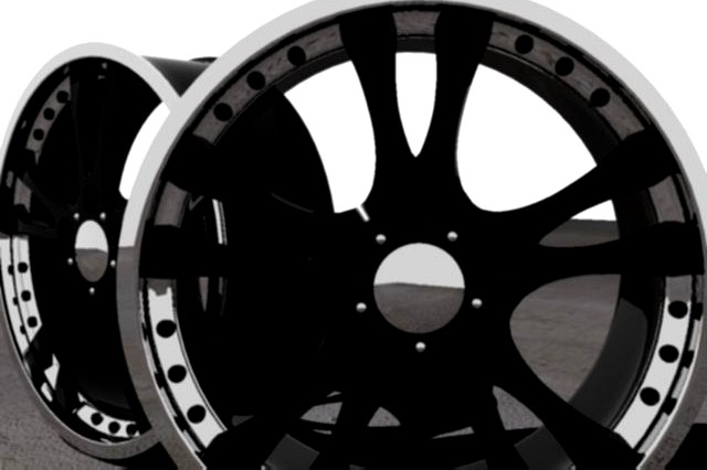 Custom Rims 3D Model