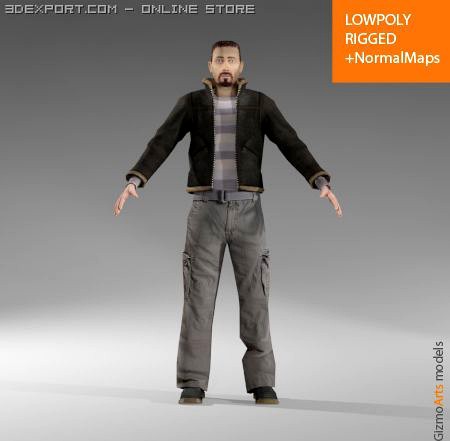 ManCasual4 3D Model