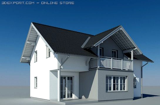 Villa 3D Model