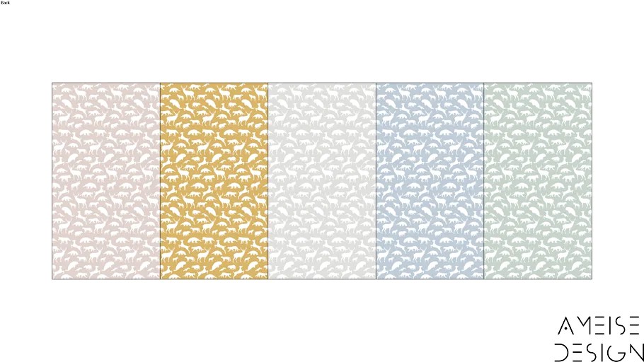 PAPEL DE PAREDE FLORESTA - AMEISE DESIGN