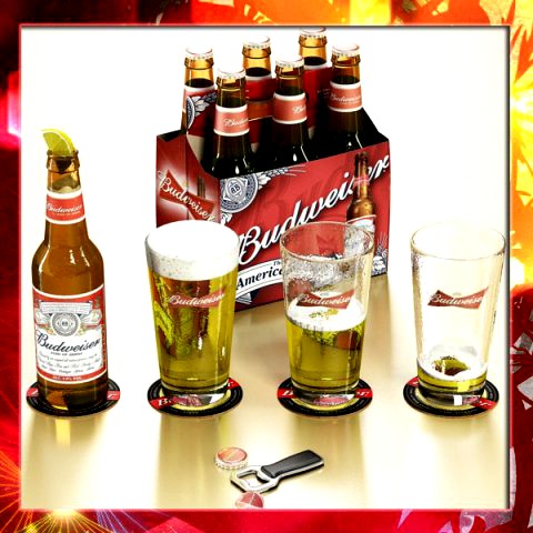 Budweiser Beer Collection 3D Model