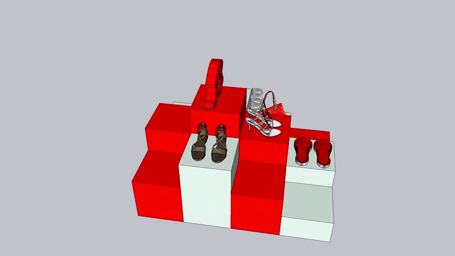 Bata Shoe Display Unit