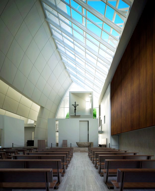 Church interior Sence 2 3D Model