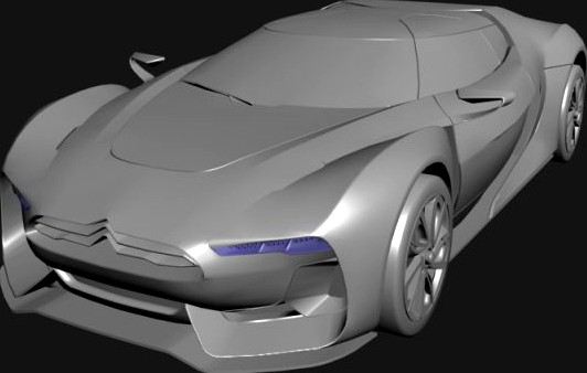 Citroen GT 3D model 3D Model
