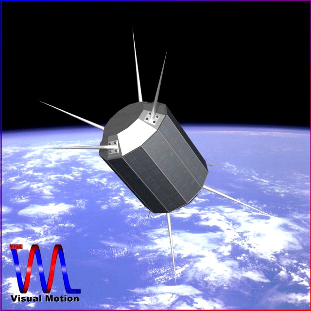 Download free US UHF Satellite 3D Model