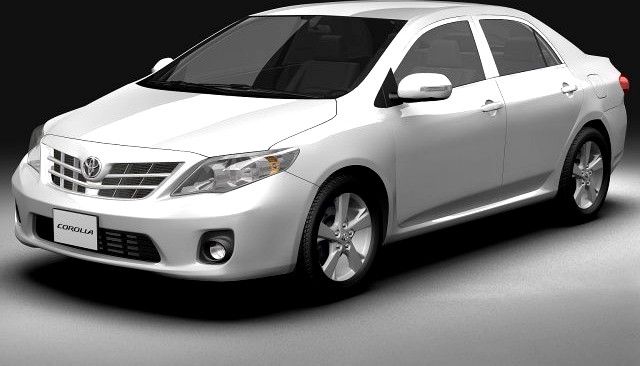 2011 Toyota Corolla 3D Model