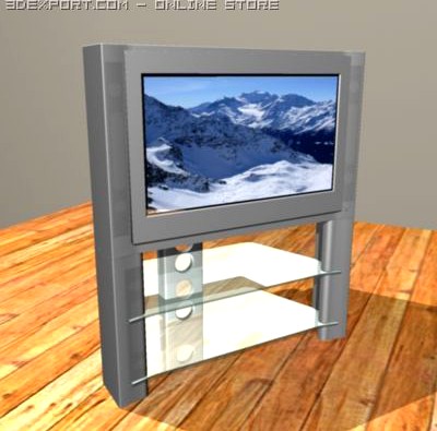 Widescreen TV 3D Model