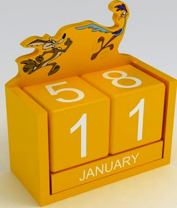 Road Runner Toy Calendar 3D Model