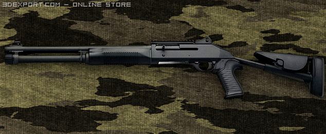 Benelli M4 3D Model