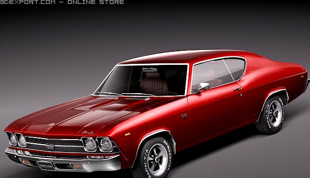 Chevrolet Chevelle SS 1969 3D Model