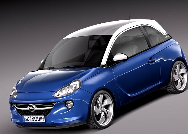 Opel Adam 2013 3D Model