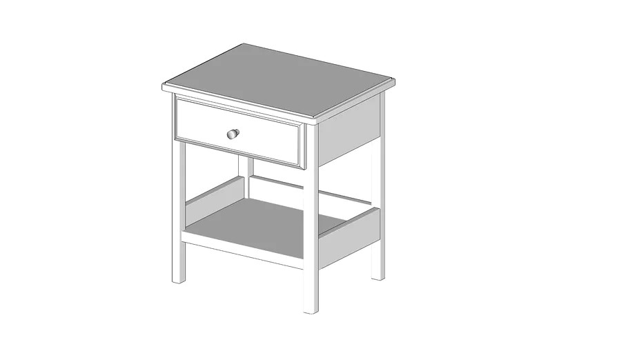 ikea tyssedal nightstand 3d model