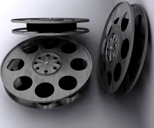 3D Film Reel Model 3D Model