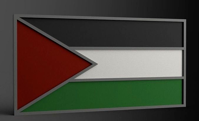 Palestine 3d flag