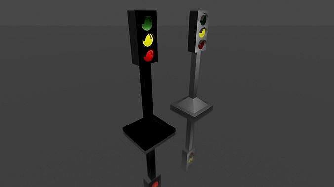 Lowpoly Stoplight