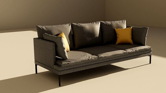 Realistic Couch Zanotta William