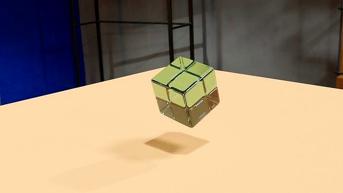 Bouncy jelly cube
