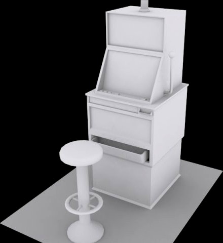 Slot machine 3D Model