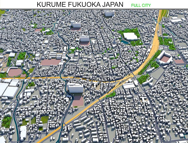 Kurume Fukuoka Japan 50km